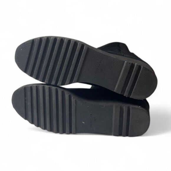 SANCTUARY Effect Tall Black Suede Shaft Boots, NWOB. Size 10 - Picture 7 of 9